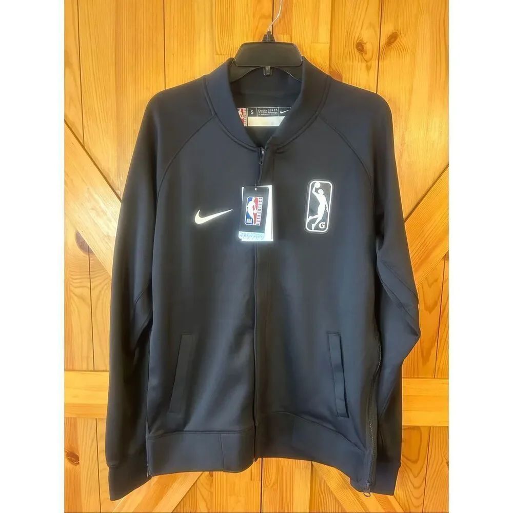 Nike Men’s NBA G League Dri Fit Full Zip Black Jacket NWT Size Small (5917)